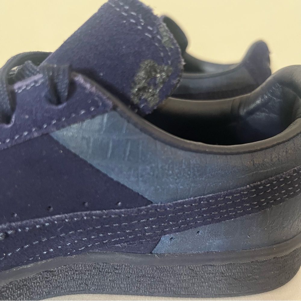 Puma Suede Classic Emboss Navy “Peacoat” Low Top Lace Up Sneakers Big Kid 5.5 - Picture 7 of 12